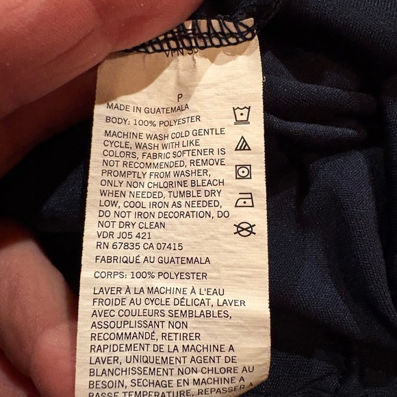 Nautica Men's Navy Blue Shirt Nautica Logo Graphic Swim Shirt with hood size S - Picture 9 of 10